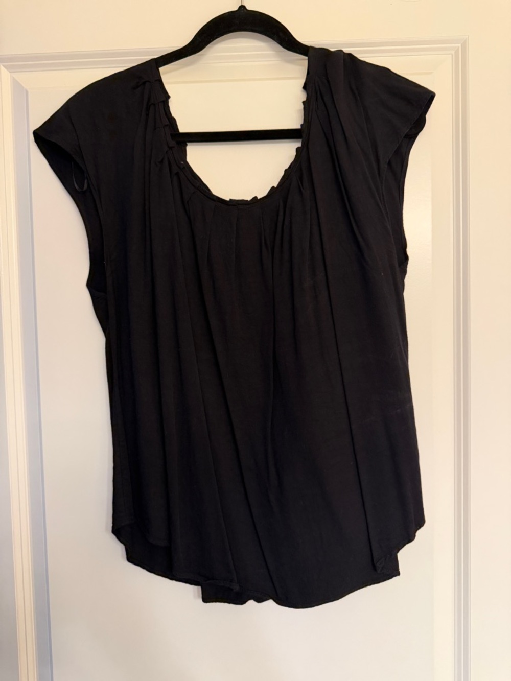 Black Cap Sleeve Tank